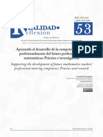 Apoyando El Desarrollo de La Competencia Mirar Profesionalmente - Fernandez