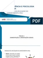 Neurociência e psicologia aplicada ao TAC