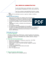 DERECHO ADMINISTRATIVO - Resumen