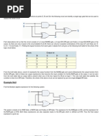 Boolean Algebra Examples