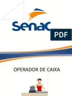 Atendimento ao cliente como operador de caixa