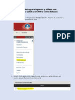 Guia Basica de Uso de Collaborate Ultra en BlackBoard