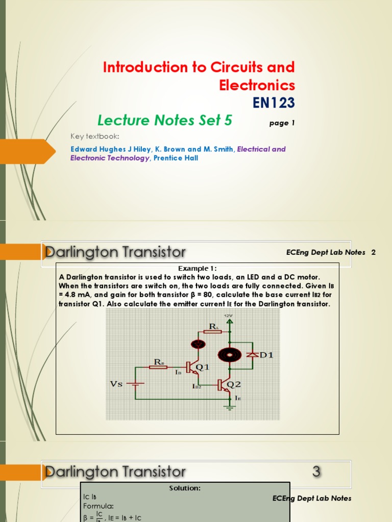 Notes On Circuits and Electronics by Josh Baruma unitech PNG