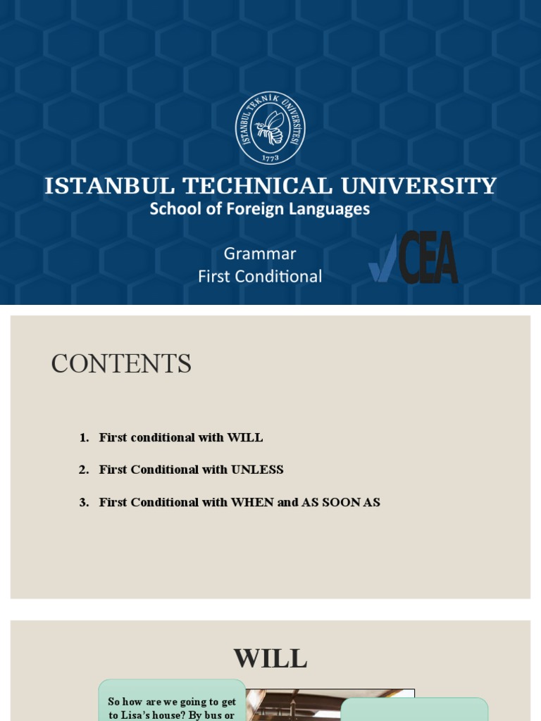 First Conditional PDF Syntax Human Communication