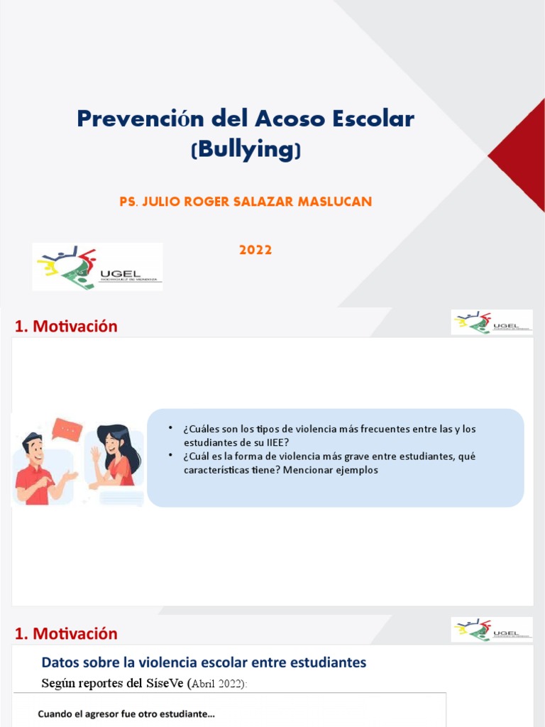 Prevención del Acoso Escolar y Ciberbullying | PDF | Acoso cibernético ...