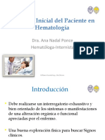 Abordaje inicial hematología