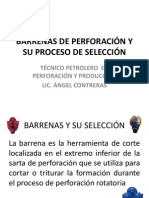 BARRENAS DE PERFORACIÓN Y SU PROCESO DE SELECCIÓN