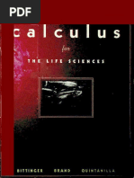 Marvin L. Bittinger - Neal Brand - John Quintanilla - Calculus For The Life Sciences (2005, Pearson)