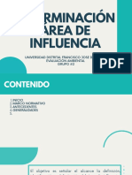 Determinación Área de Influencia