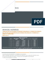 Arancel Notarios