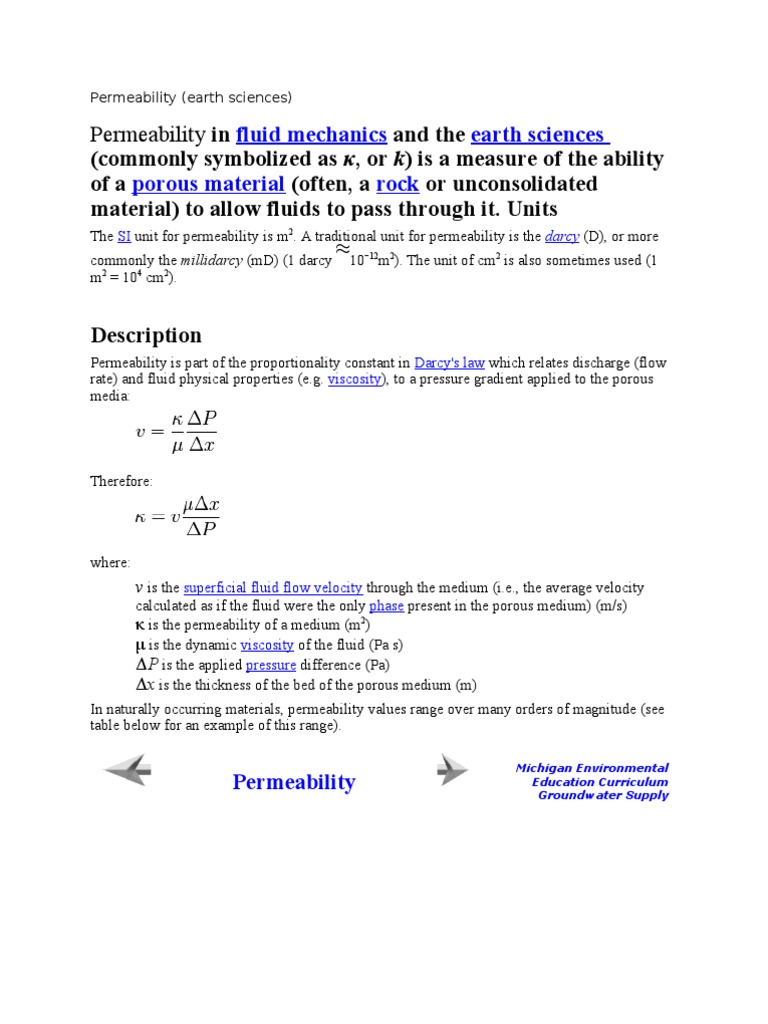 Understanding Soil Permeability Factors | PDF | Science & Mathematics