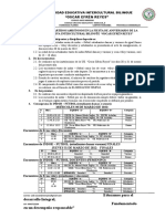 Calendario Juegos Insterinstitucionales 2022