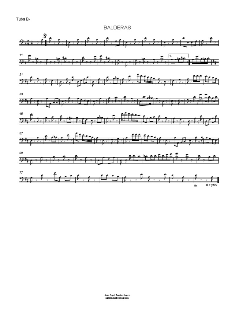 Partituras de Balderas para Instrumentos | PDF | Aberturas (xadrez ...