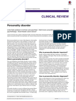 Personallity Disorder BMJ