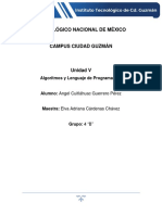 Tarea 1. Programas Vectories y Matrices