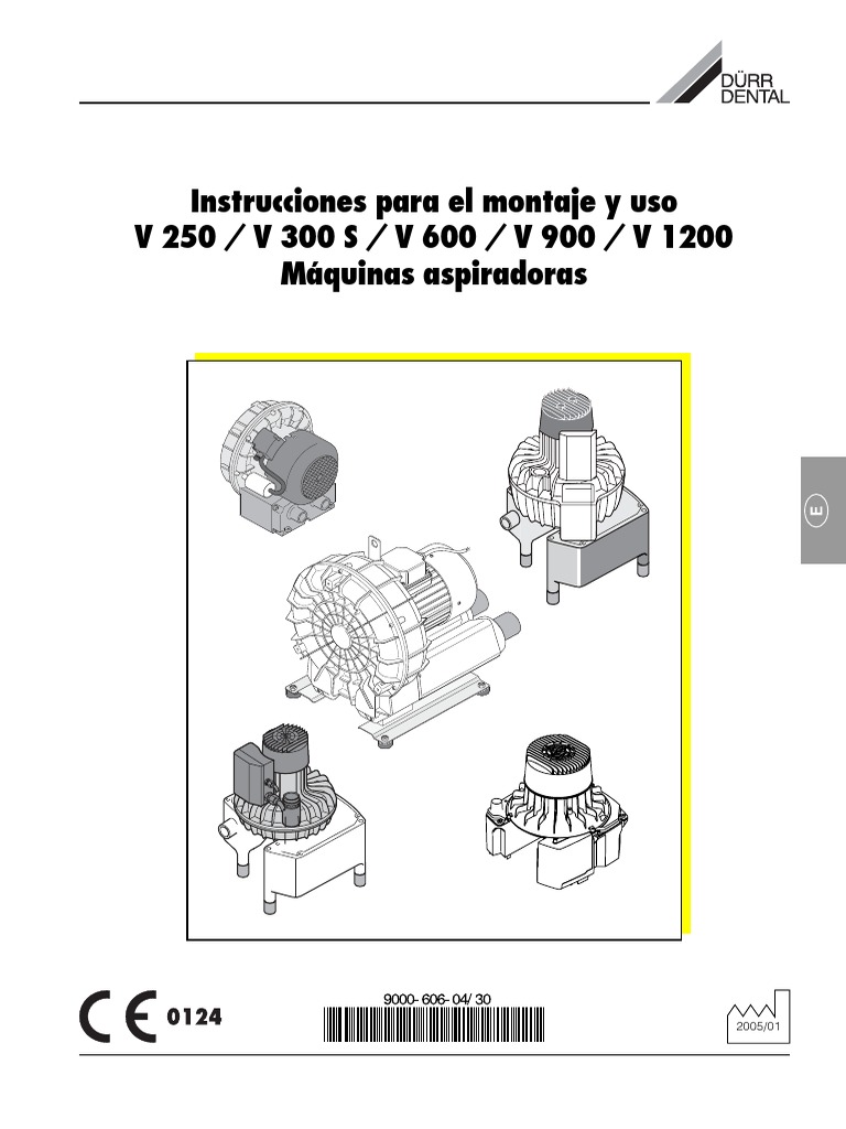 Manual Bomba Succion Durr Dental VS 250 | PDF | Corriente eléctrica ...