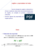 Obtenção de Oxigênio e Propriedades de Óxidos