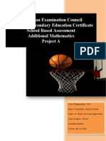 Optimum Shot Angle and Velocity