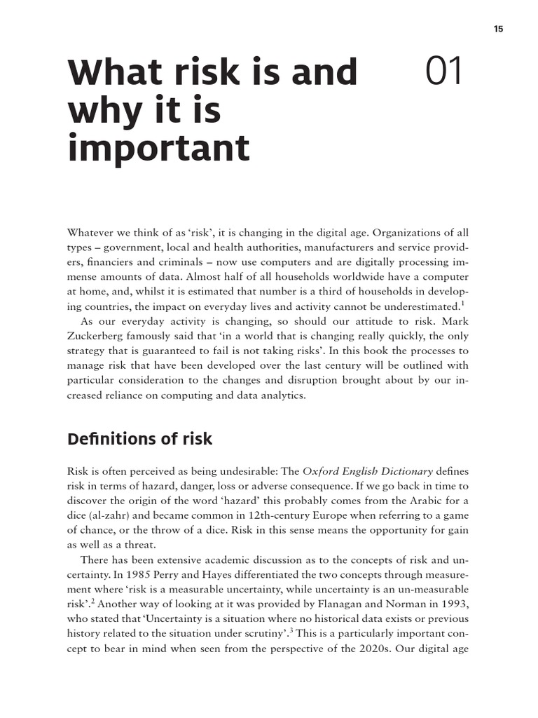 Understanding Risk in the Digital Age | PDF | Risk | Risk Management