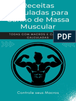 Ebook Receitas para Ganho de Massa Muscular