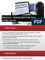 Introduction To Medical Transcription