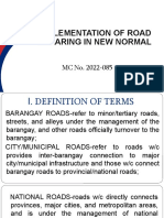 Road Clearing in New Normal