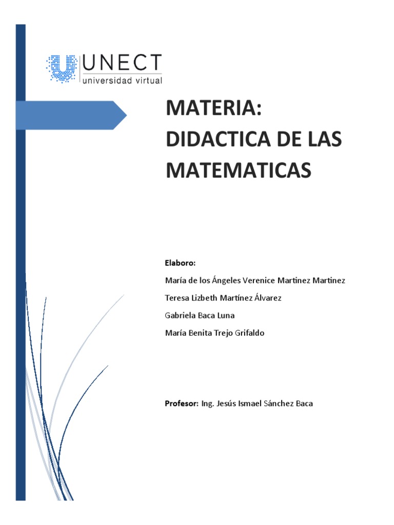 UNIDAD 3. Didactica de Las Matematicas | Descargar gratis PDF ...