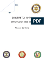 Distrito Rotário 1970 - Governador 2009-2010 - Manuel Cordeiro