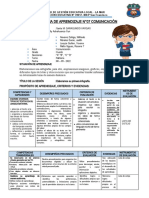 Sesión de Aprendizaje #07 Comunicación