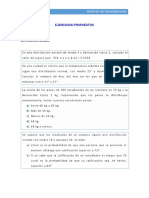 Ejercicios Propuestos: Distribución Normal