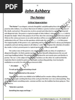 Download MA English Notes Punjab University Lahore American Literature John Ashbery by Iftikhar Hussain Rizvi SN59243291 doc pdf