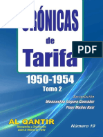 Cronicas de Tarifa 1950-1954 Tomo II 218 Pág.