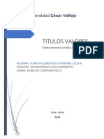 TITVPE: Títulos valores en el ordenamiento jurídico peruano