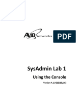SysAd 41 - L01 Console