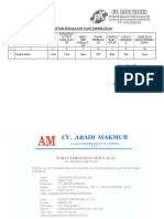 Daftar Peralatan