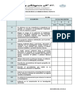 Ficha de Evaluacion de Comunicacion Del Proyecto .