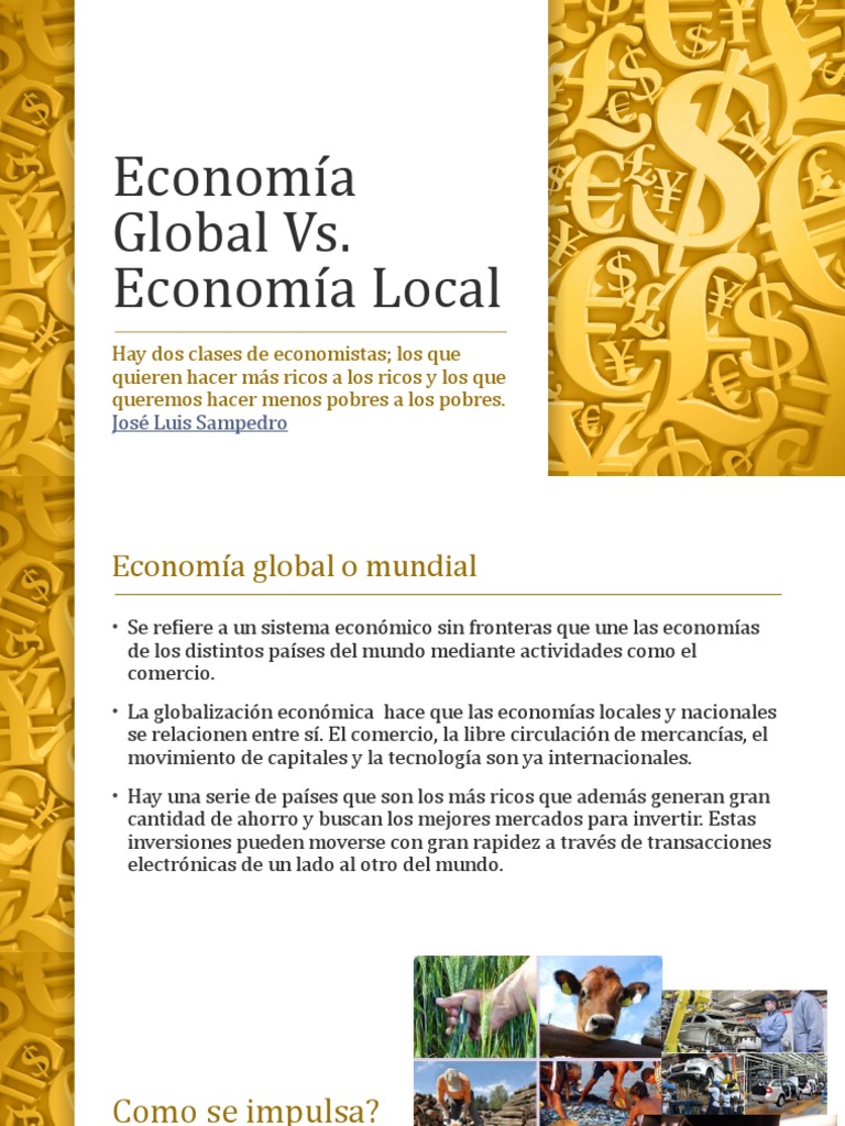 Economia Global Vs Economia Local PDF Europa Comercio