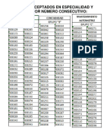 Tabla de Convenciones