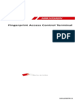 UD12587B-A Baseline DS-K1T8003 Fingerprint Access Control Terminal User Manual V1.0.1 20190315