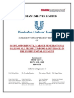 Hindustan Unilever LTD OOH Division SIP Report