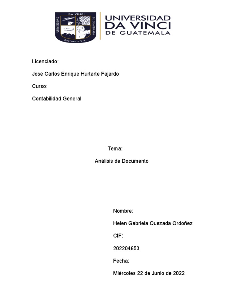 Análisis Del Documento, Helen Quezada 202204653 PDF Moralidad