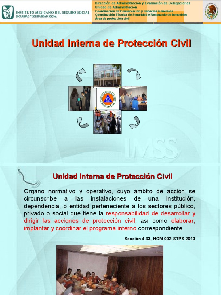 Unidad Interna de Protección Civil | PDF | Defensa Civil | Institución