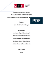 Empresa pesquera Exalmar S.A.A.: análisis de procesos