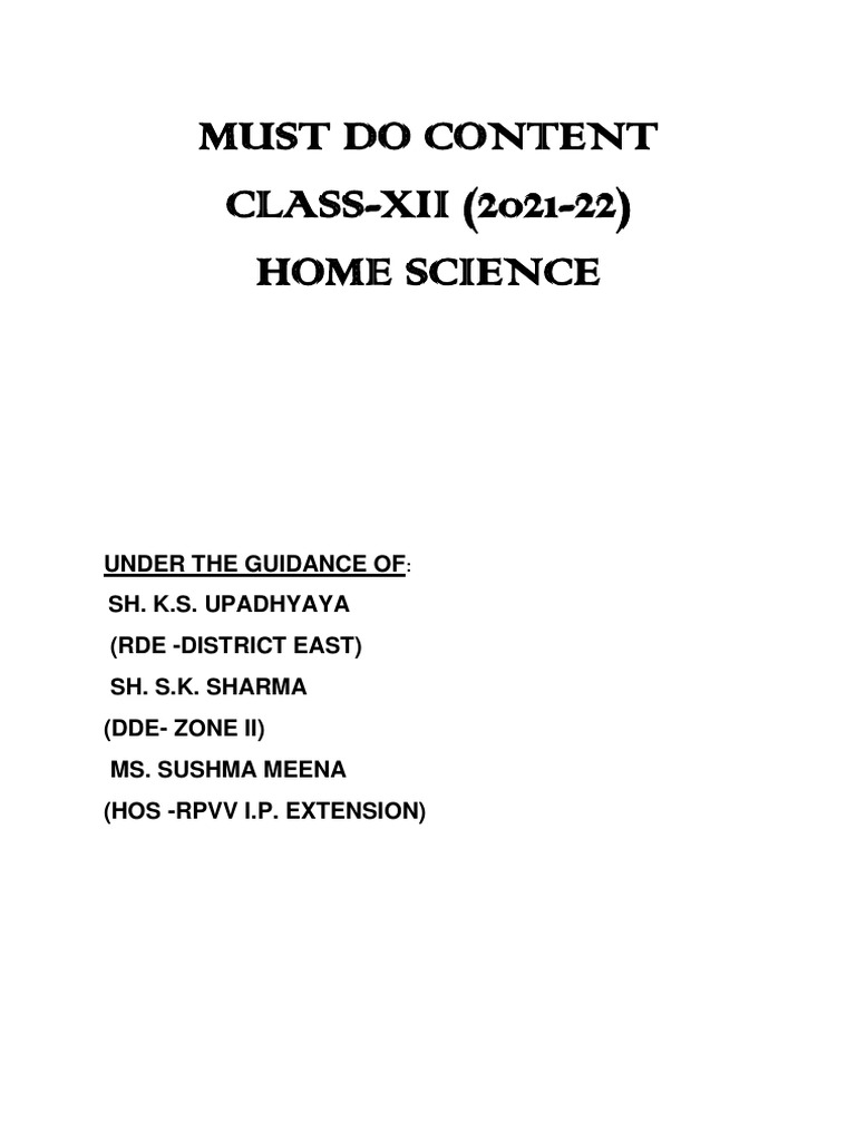 Class 12 Home Science: Fabric Design Notes | PDF | Fashion | Color
