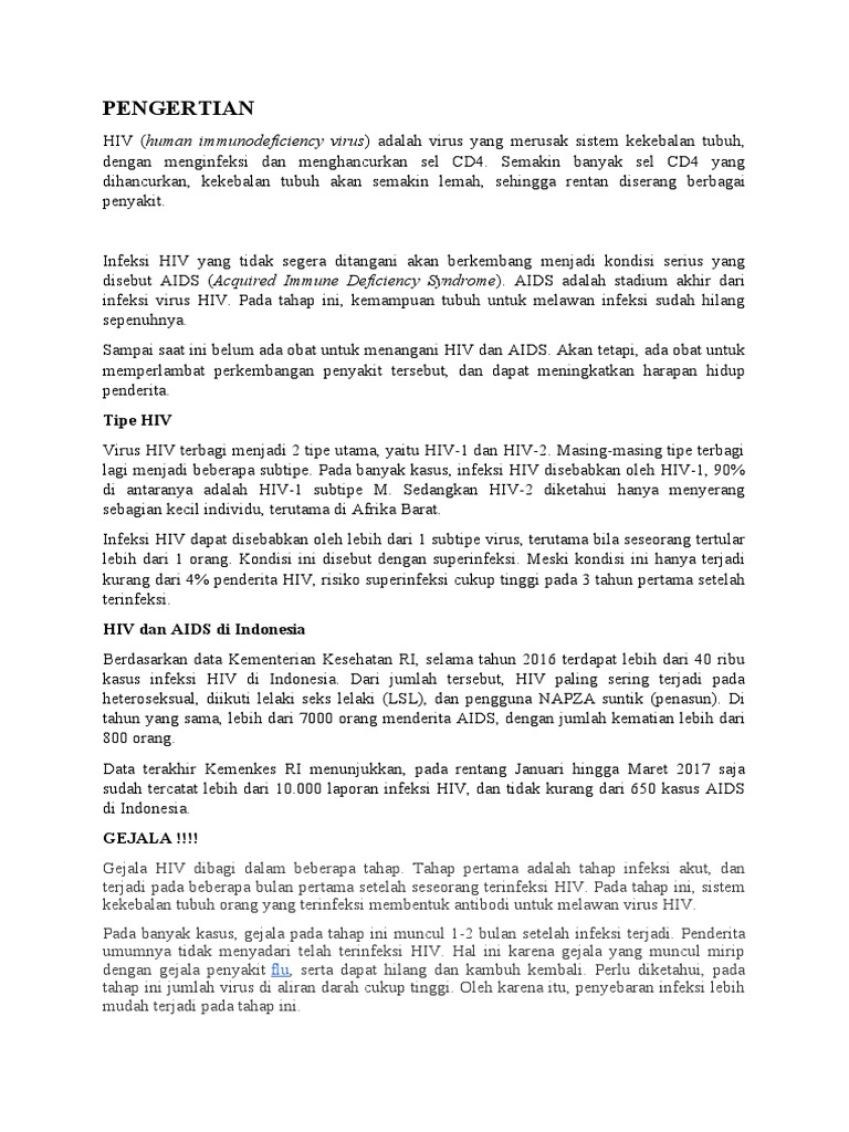 PENGERTIAN Aids | PDF
