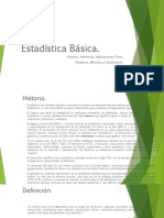 Cap 1.1 HISTORIA, CONCEPTO, FINES, CLASIFICACION ESTADISTICA