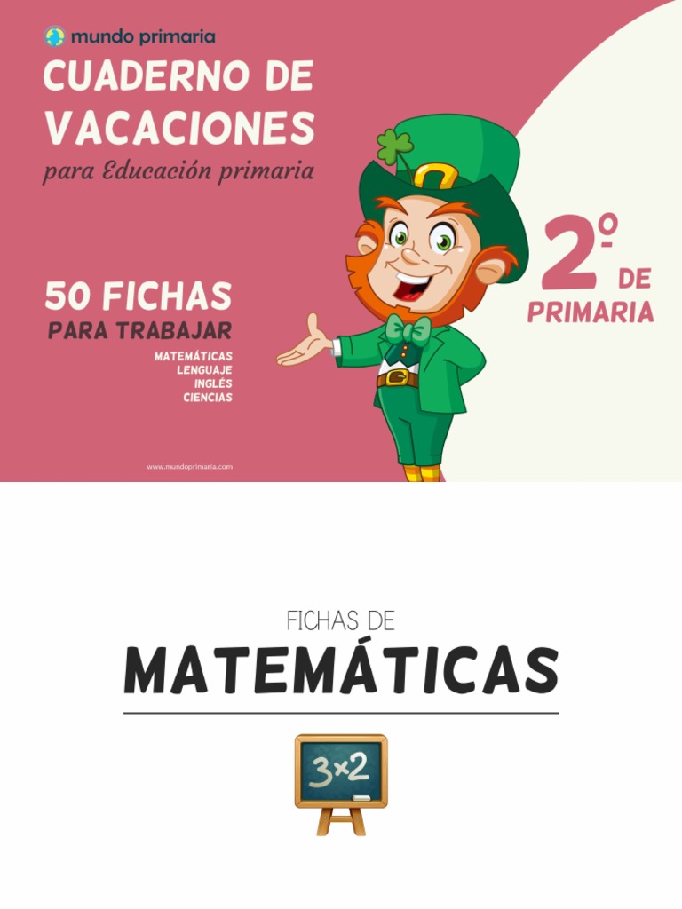 Cuaderno de Vacaciones 2 Primaria Compressed | PDF