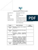 Lembar Bimbingan Proyek Akhir