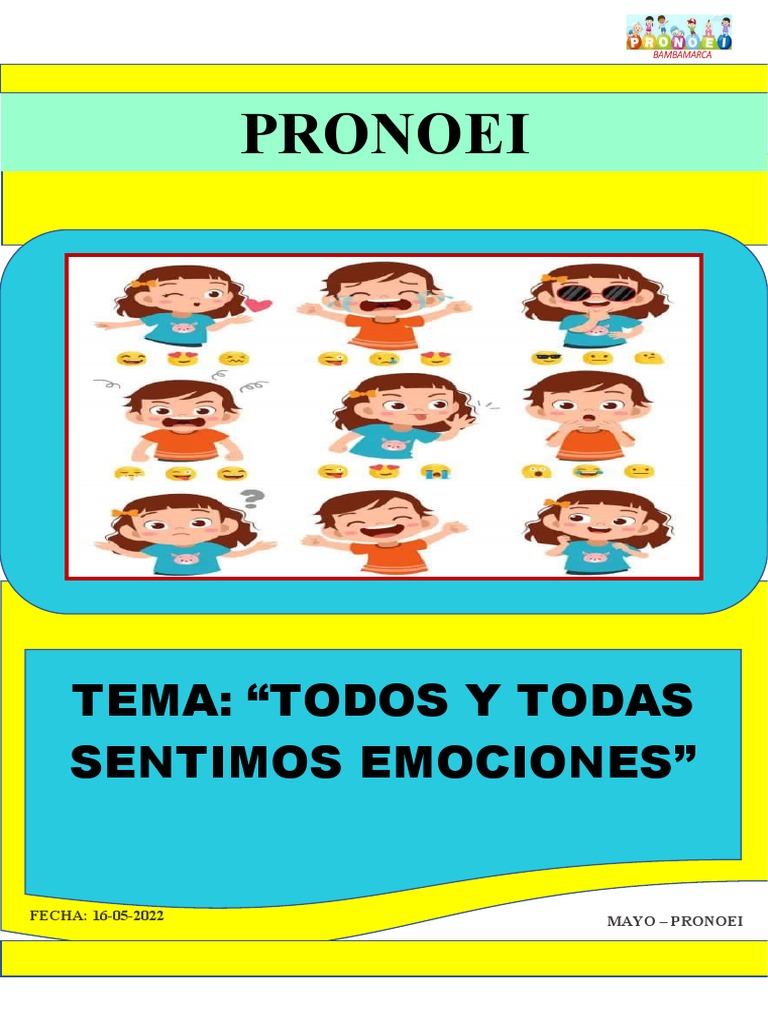 Reconocimiento de Emociones en Niños | PDF | Las emociones | Evaluación