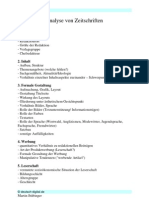 Aspekte Zur Analyse Von Zeitschriften